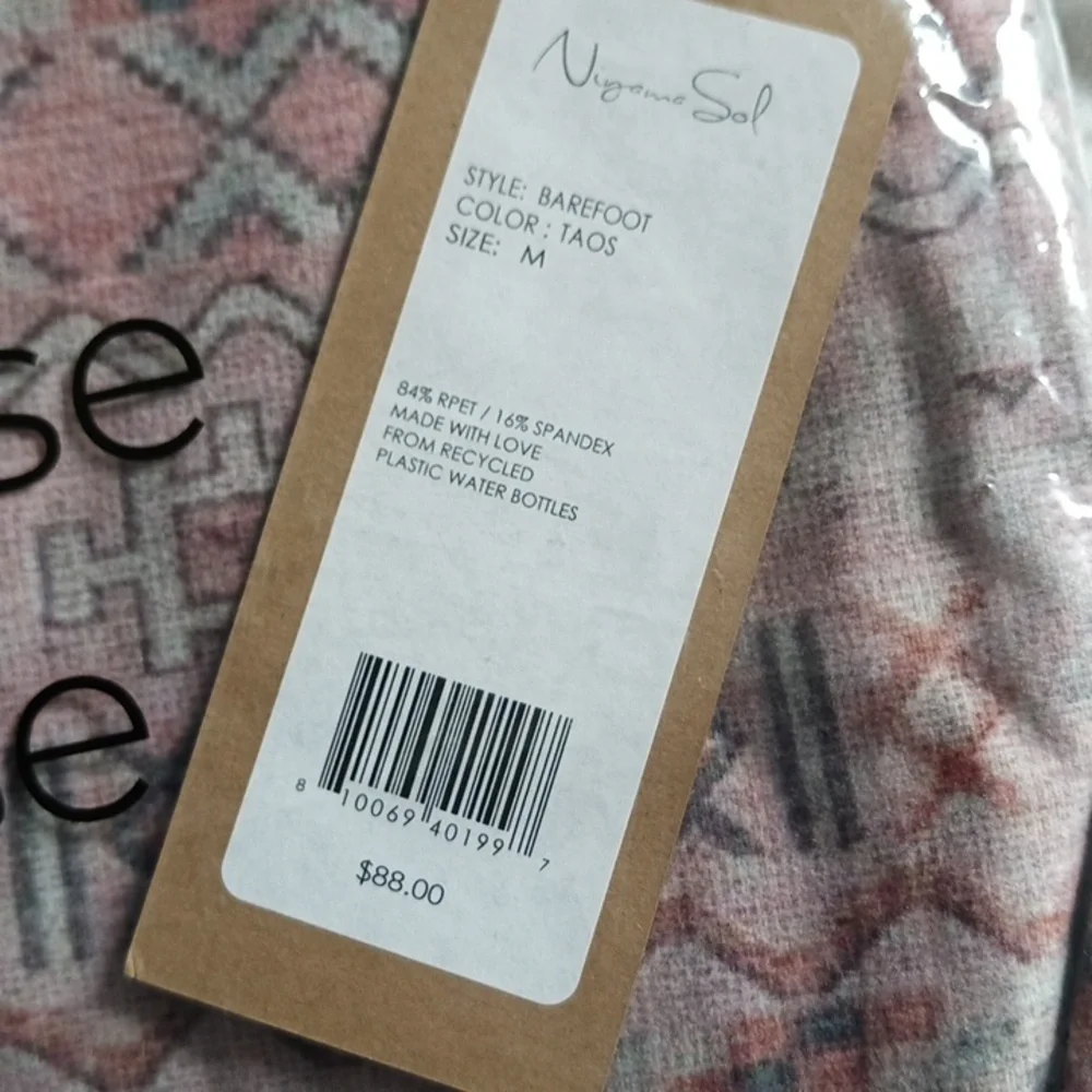 Niyama Sol Pink Geometric Fabric - Picture 2 of 7